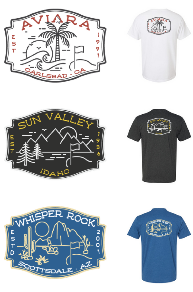 Florida Golf Sales offers Yardage Co customer Golf T-Shirts